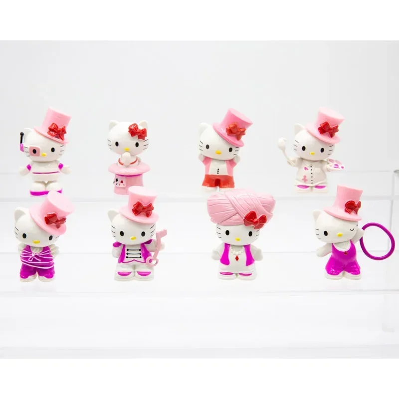 

Sanrio Figure Hello Kitty Cute Cat Magician Series Action Figures Model Toys Collection Ornaments for Children Beautiful Gifts