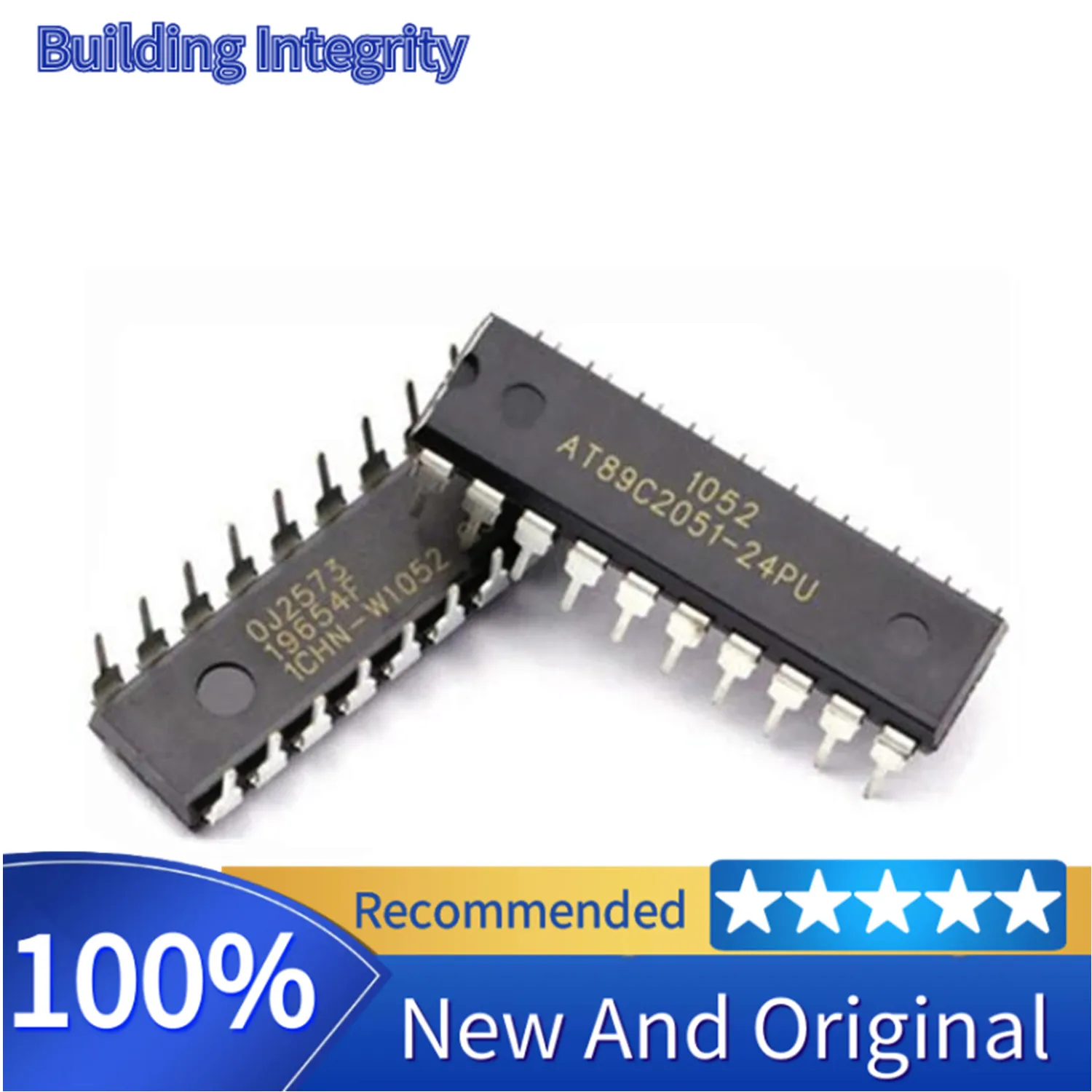 1PCS New Original AT89C2051 AT89C2051-24PU AT89C2051-24PC DIP AT89C2051-24PI DIP20 89C2051 Integrated circuit IC