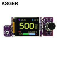 KSGER T12 Controller DIY Kits STC V2.3 Solder Station Welding Iron Tip 1.8 Inch Display Electric Tools Auto-sleep TFT-LCD