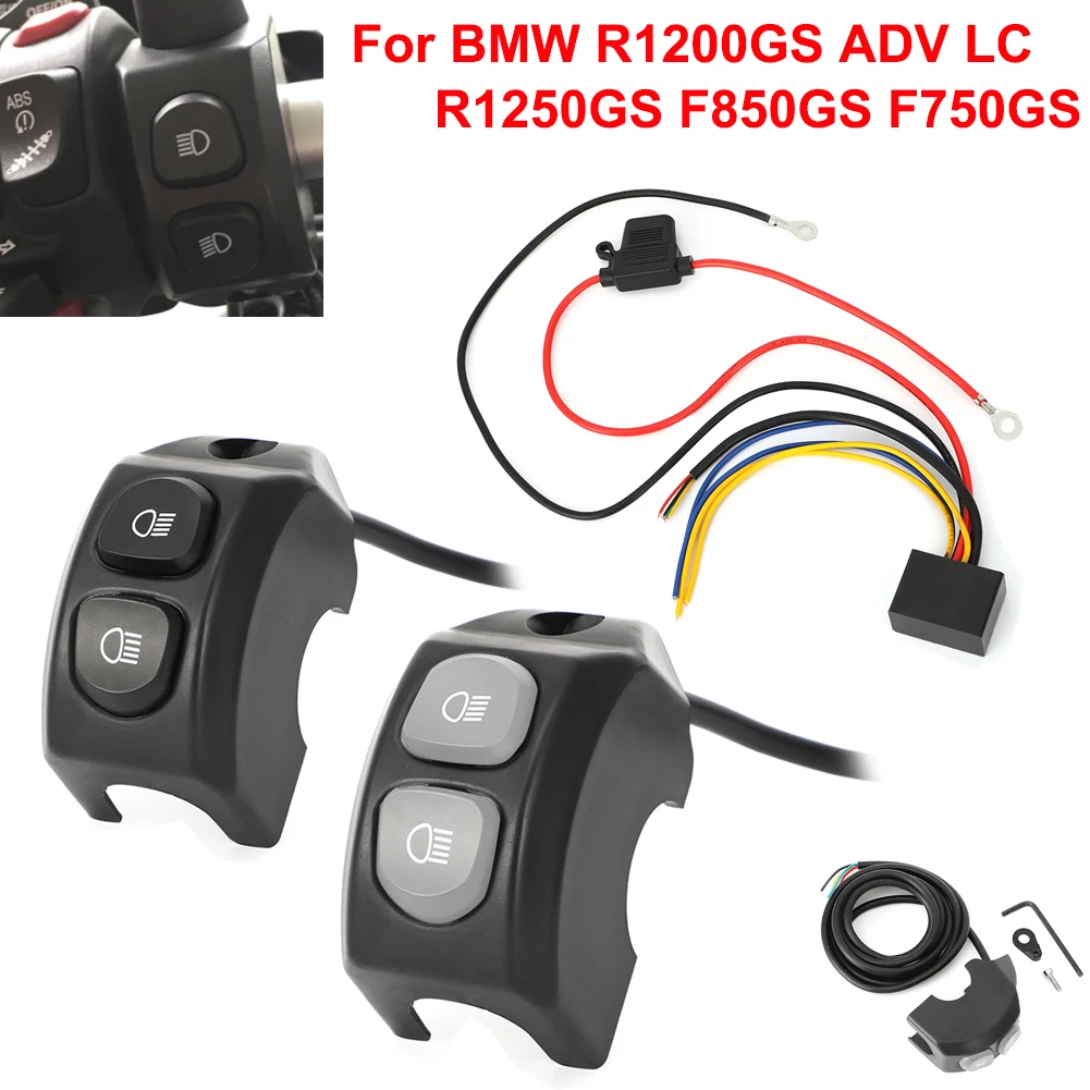 F850GS F750GS Motorcycle Handle Fog Light Switch Control Smart Relay For BMW R1200GS R 1200 GS R1250GS F750 GS ADV Adventure LC