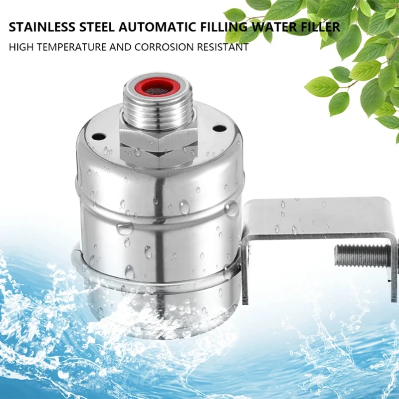 ABVJ-Float Valve Fully Automatic 1/2 Inch Filling Valve Mini Water Level Control Float Valve For Water Tanks