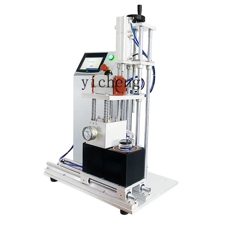 Food Packaging Capping Machine Automatic Sealing Glass Bottle Vacuum Capping Machine Pneumatic Can Capping MachineC10