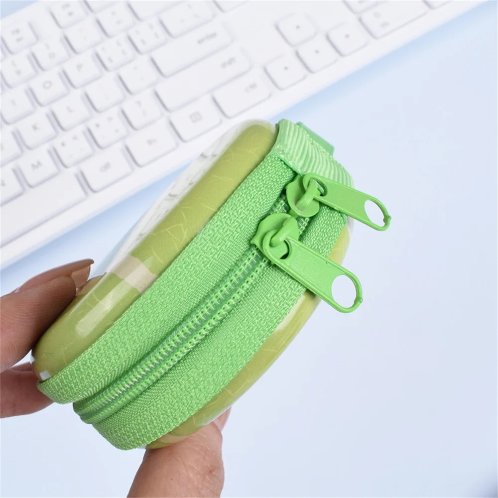 Cartoon Football Pattern Coin Purse Kid Boys Girls Headphone Storage Case Key Box Small Gift Fashion Change Purses Mini Wallets