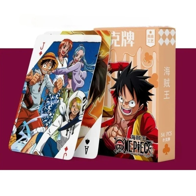 One Piece Tony Tony Chopper Sanji Nami Persönliche Kreative Spielkarten Dou Dizhu Tischspiel Tragbare Unterhaltungskarten – Detail 6