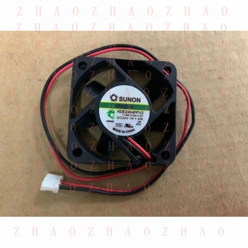 L+ FOR SUNON KDE2404PFV2 4010 DC24V 1.4W 2pin Maglev cooling fan 40X40X10MM