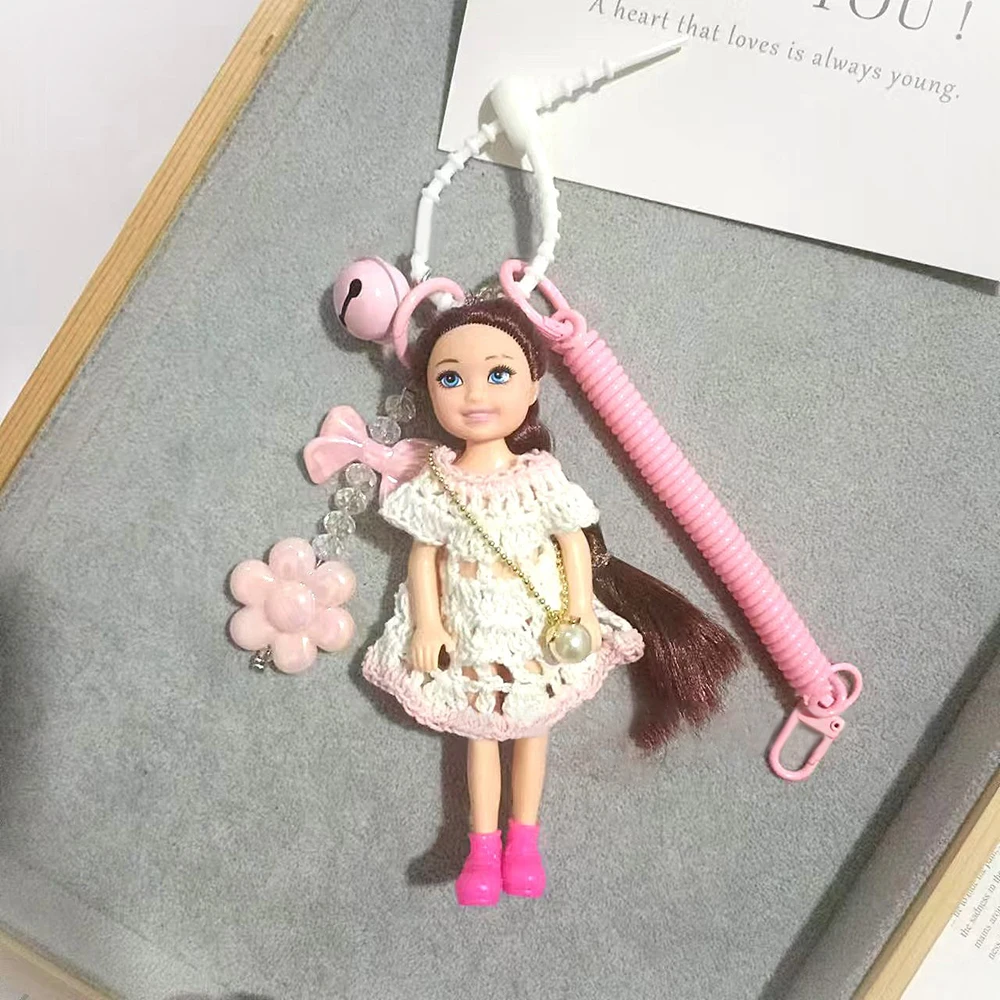 อินเทรนด์แขวนเครื่องประดับตุ๊กตาจี้ DIY เปลี่ยนเสื้อผ้าน่ารักรถ Key กระเป๋าอุปกรณ์เสริมสําหรับตุ๊กตาบาร์บี้น่ารัก