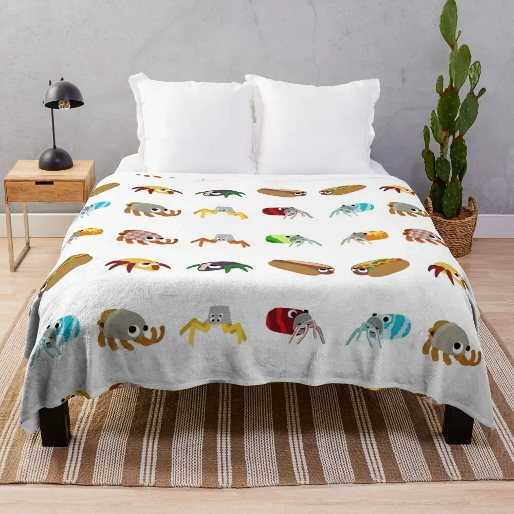 

Bugsnax - Fast Food Pack Throw Blanket Travel Multi-Purpose Large funny gift Blankets Decorative Throw Bed Blankets