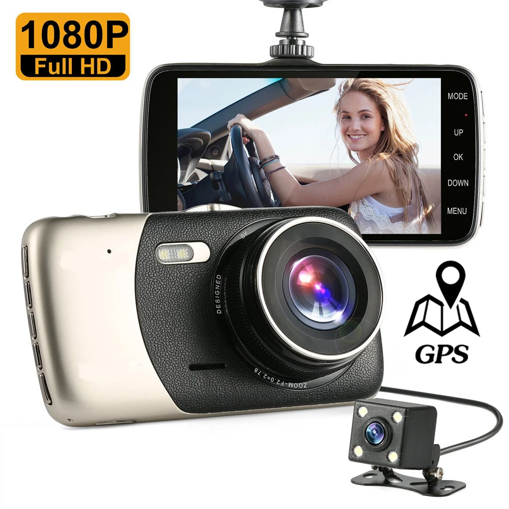 

Car DVR Full HD 1080P Dash Cam Rear View Car Reverse Camera Mirror Video Recorder Night Vision Dashcam Parking Monitor Black Box