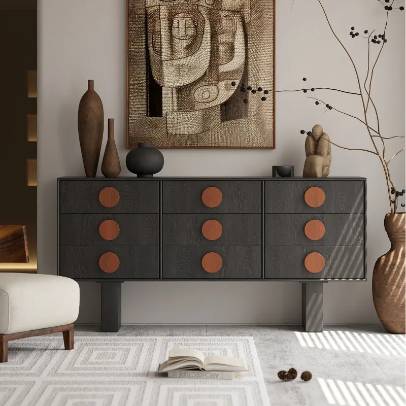 

Luxury Wood Living Room Cabinets Classic Drawers Nordic Storage Living Room Cabinets Retro Bedroom Meuble Salon Modern Furniture