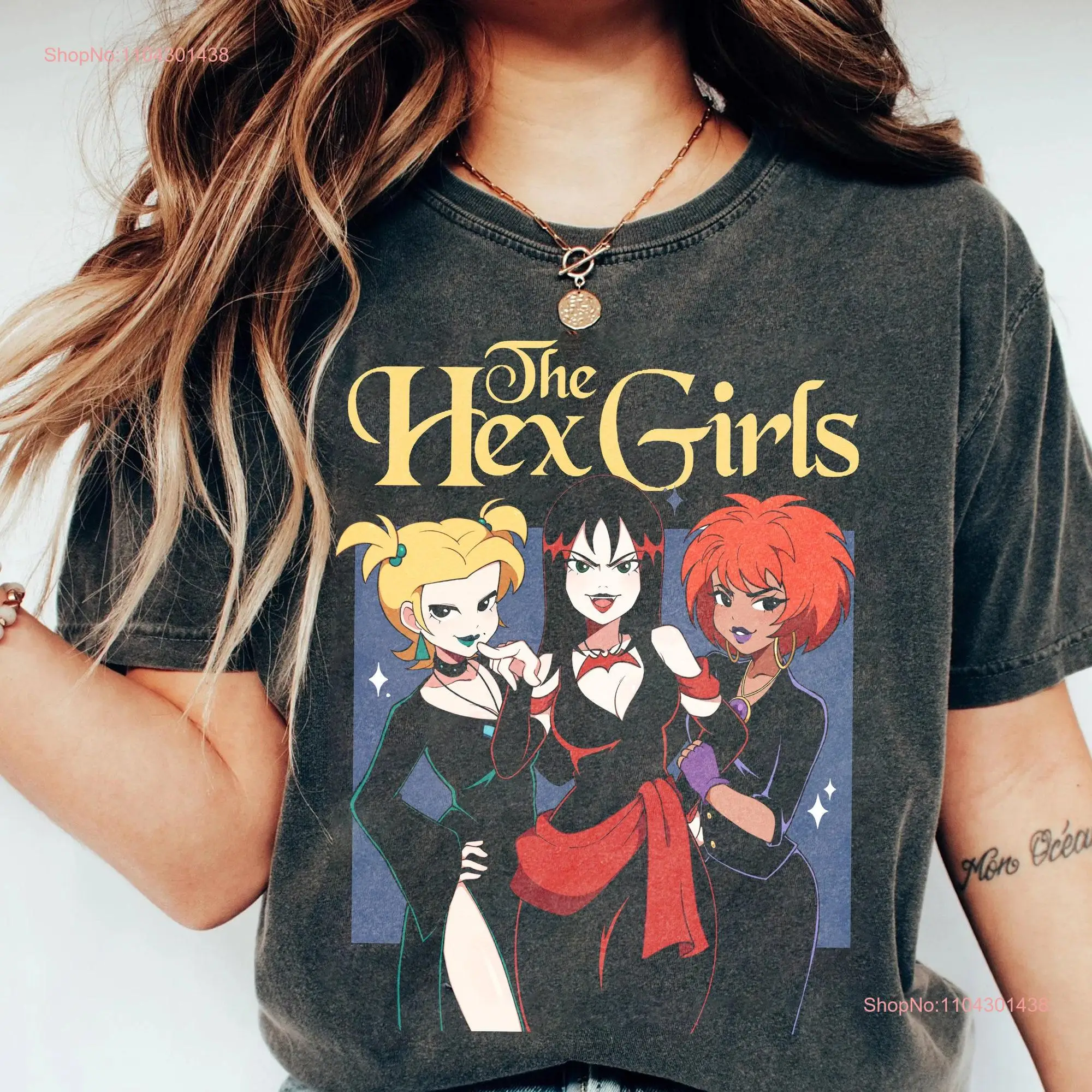 The Hex Girls Rock Band Music Concert Vintage T Shirt For Fans  long or short sleeves