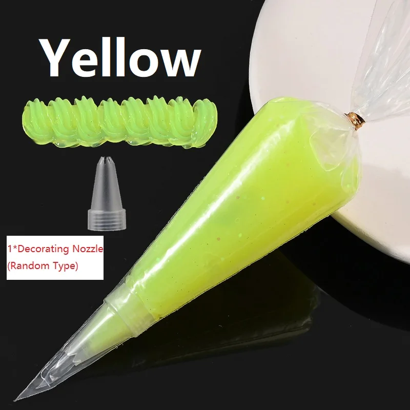 50g Glitter Cream Glue Crystal Clear Jelly Glue for DIY Mobile Phone Shell Decor Materiał Akcesoria DIY Spinka do włosów Pudełko na artykuły papiernicze — zdjęcie 6