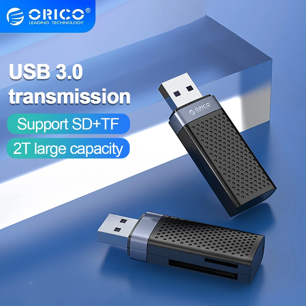 

ORICO Type C USB3.0 Card Reader Portable 2-in-1 Smart Card Reader To SDXC, SDHC, MMC Memory Card Adapter PC Laptop Accessories