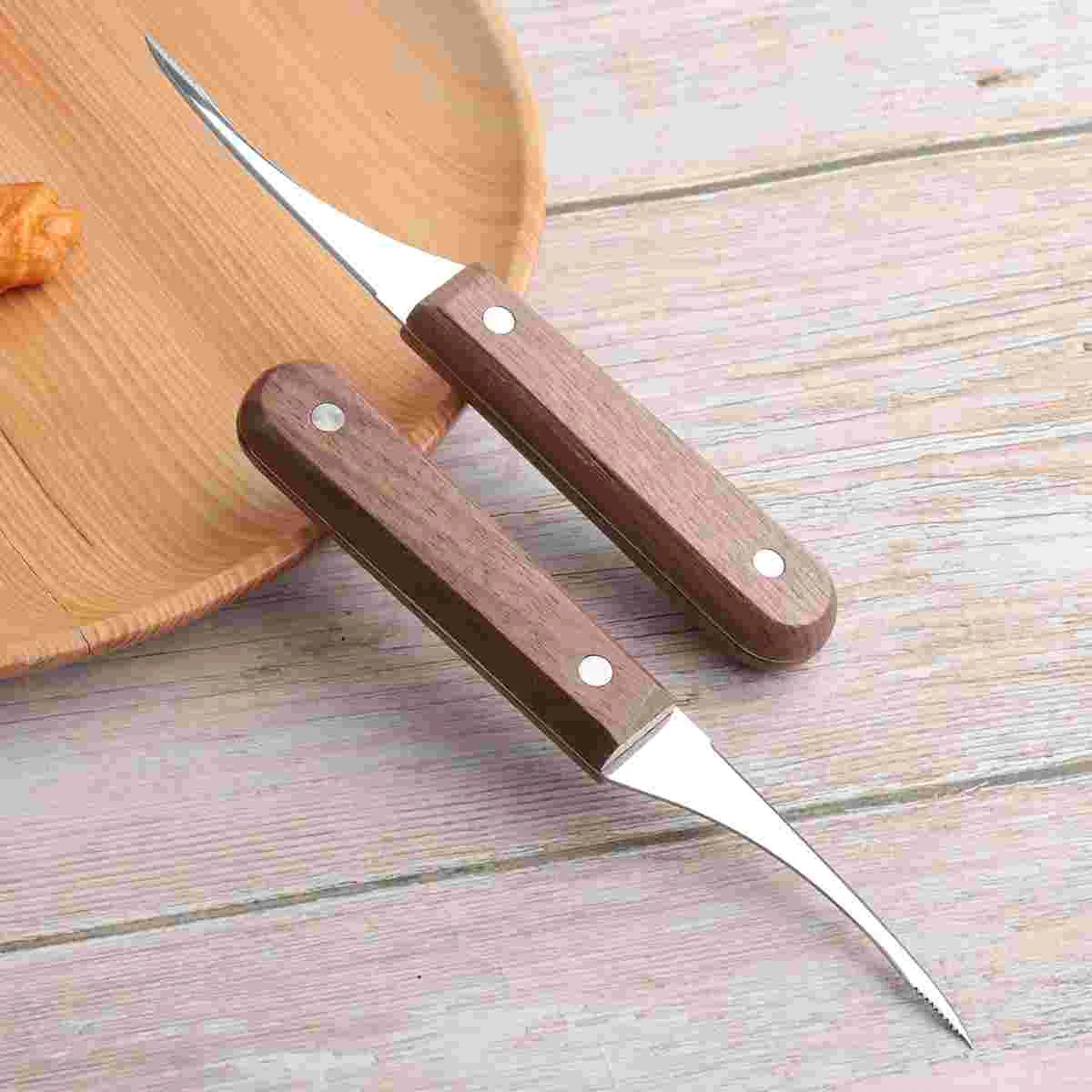 

2pcs Shrimp Deveiner Tool Shrimp Cleaner Sharping Gadget Kitchen Gadget for Home Restaurant (Coffee + Silver)