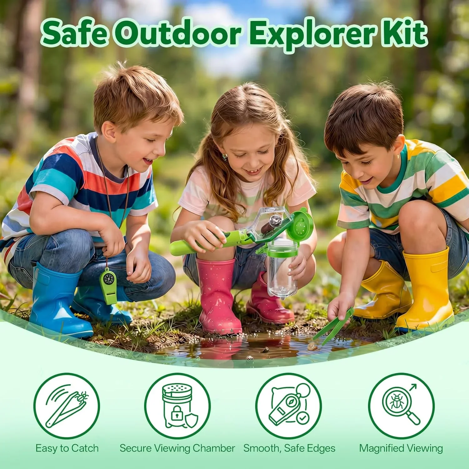 Handheld Insect Trap For Children Multifunctional Portable Insect Catcher For Outdoor Nature Learning Insect Observation Box