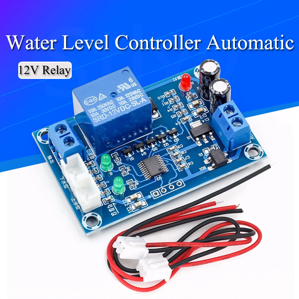 XH-M203 sterownik poziomu wody automatyczny regulator poziomu wody przełącznik poziomu wody kontroler pompy wodnej 12V wyjście przekaźnikowe