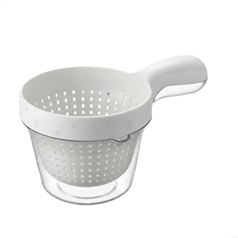 Elegant Two Layer Drain Basket For Separating Fruits And Vegetables Easily