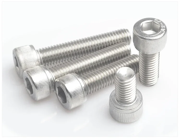 

10pcs/lot M14X25-M14X130 M16X25-M16X100 304 Stainless Steel Cylindrical Head Inner Hexagonal Screw Extended Bolting