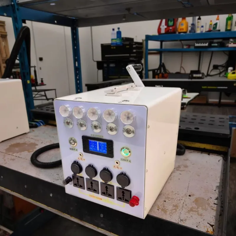 

Lightweight Waist-Hung Hand Crank Generator for Railway Inspection Portable Power Stations to Charge Flashlights Track Detectors