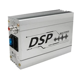 Silver Car Dsp Digital Audio Processor Navigation Machine Sound Quality Enhancement Effect 4 In 6 Out Dsp Car Power Amplifier