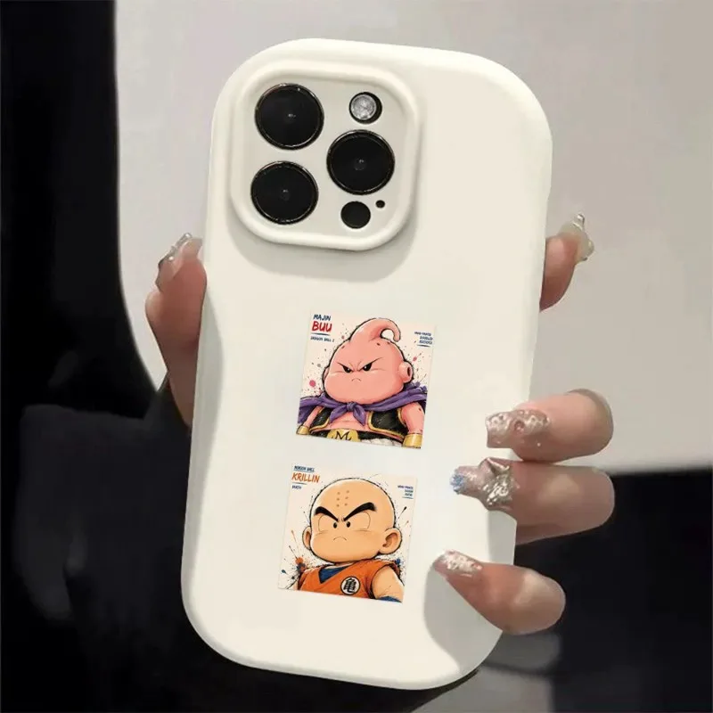 Neue Dragon Ball Son Goku Vegeta 500 Stück Rollensticker, hohe Farbintensität, Q-Edition, Druck, Schüler-Handbuch, DIY, wasserfester Sticker – Detail 6
