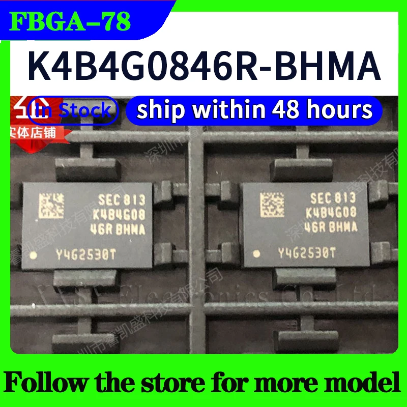 K4B4G0846R-BHMA FBGA-78 DRAM Em estoque
