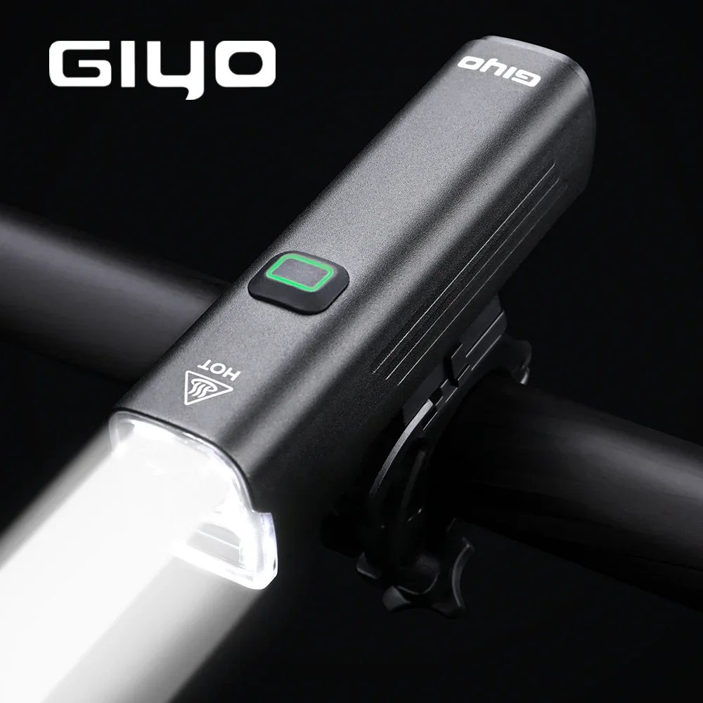 GIYO 4800 mAh Aluminum Ultralight Flashlight Bike Light MTB Front Lamp Rainproof USB Rechargeable Bicycle Light