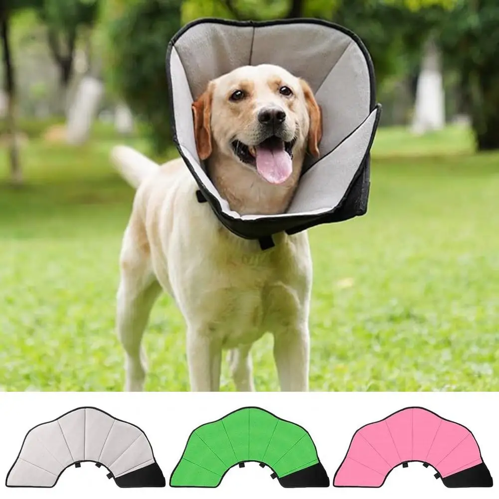 Pet Collar Recovery Collar Adjustable Dogs Cats Protective Cone Collar For Post-Surgery Dogs & Cats With Interior Plush Supply