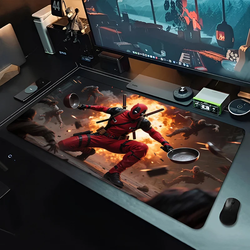 

Новый коврик для мыши D-Deadpool Gamer Коврики для мыши Гладкая поверхность Коврик для мыши Большой коврик для клавиатуры Настольный коврик для незаменимых для молодежи Коврики для мыши