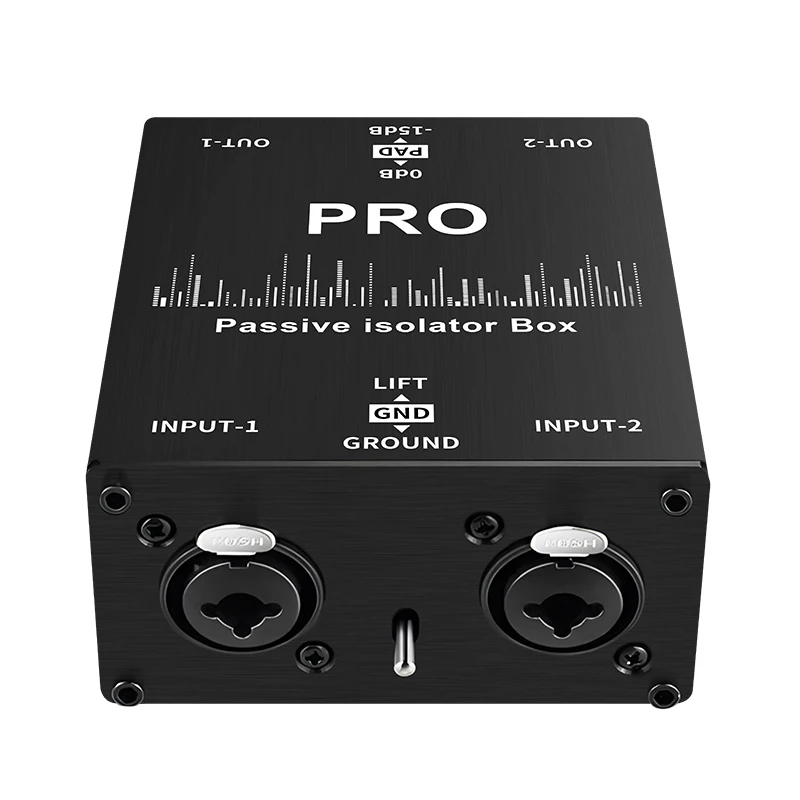 Audio Isolator Current Sound Noise Cancellation Mixer Microphone Common Ground Filter Multifunctional Noise Isolator Meter