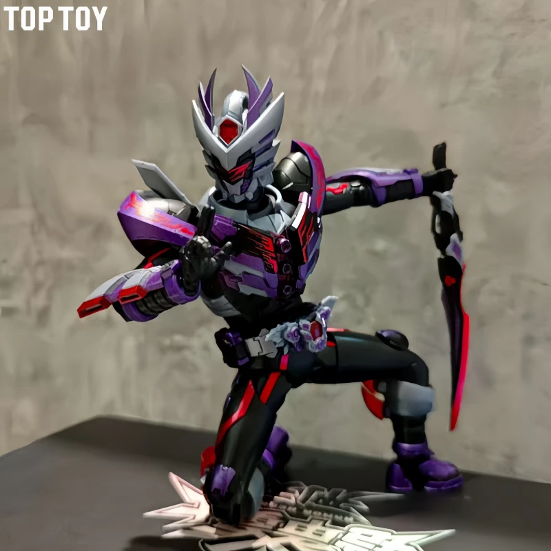 TOPTOY Armor Hero Armor Assembled Building Blocks Ghostly Gale Flying Shadow Dual Form Toy Model Desktop Decoration Gift