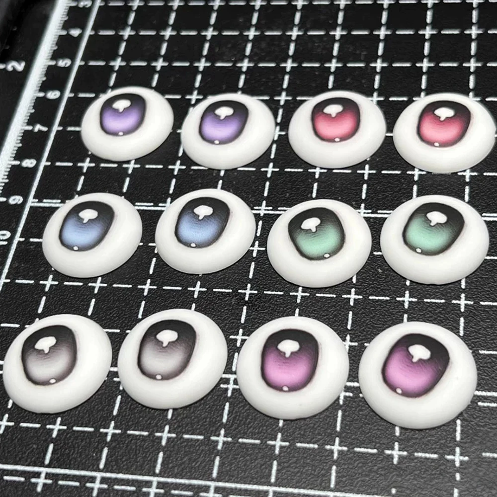 

New BJD Doll Eyeball Anime Plastic Eyes For OB11 1/6 1/8 1/12 1/4 1/3 BJD Doll Accessories DIY Handmade Toy Eyeball