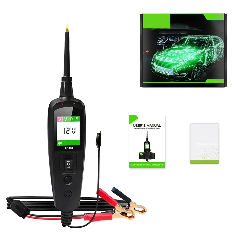

Automotive Circuit Tester Power Circuit Probe Kit Car Voltage/Resistant Tester Diagnostic Tool Component Activation 12/24V with