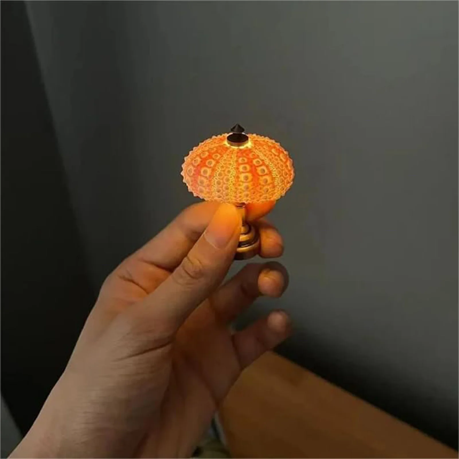 DIY Sea Urchin Night Light Nightstand Lamp Creative Led Night Light for Small Room Indoor Novelty