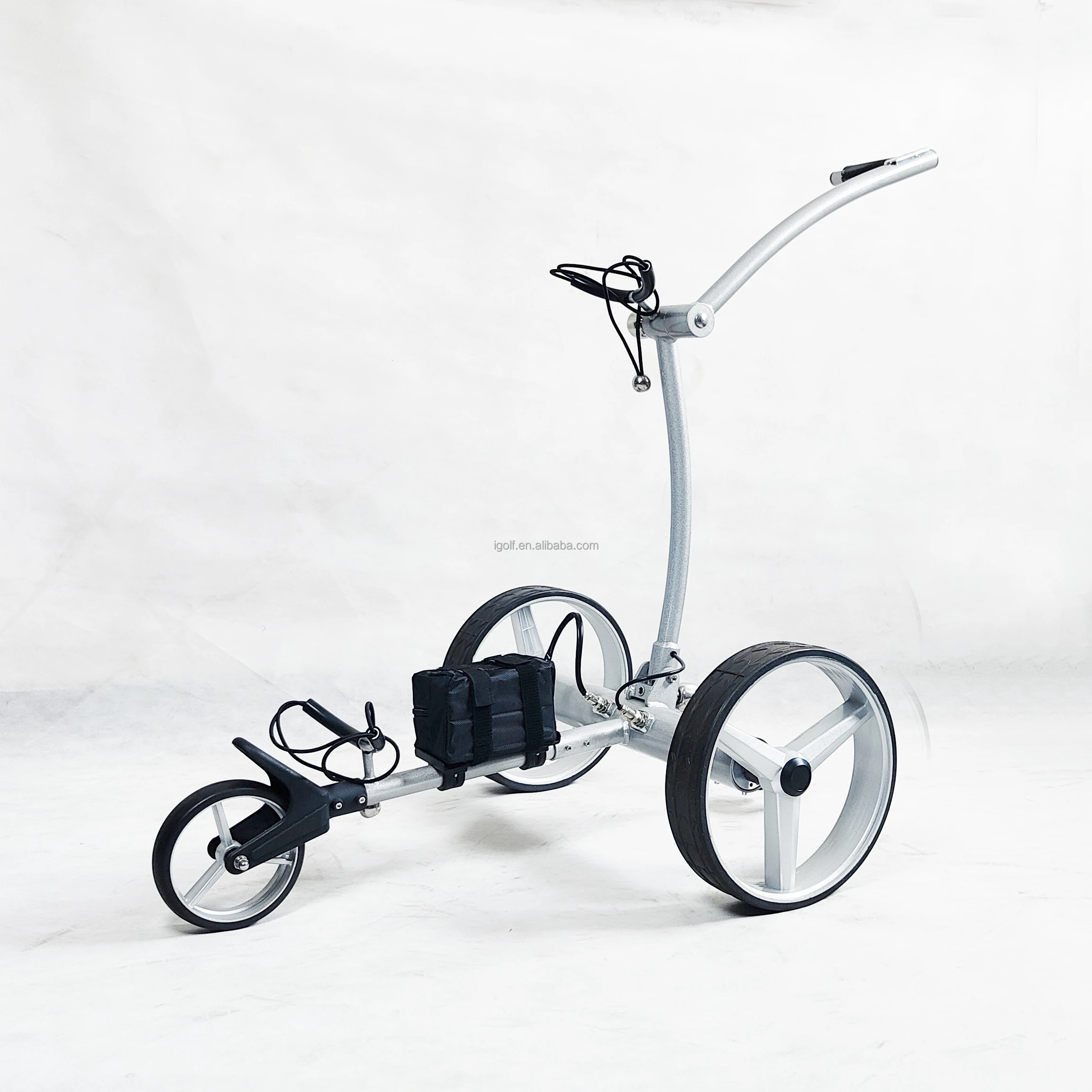 

Double Handle Remote Control Remote Golf Trolley