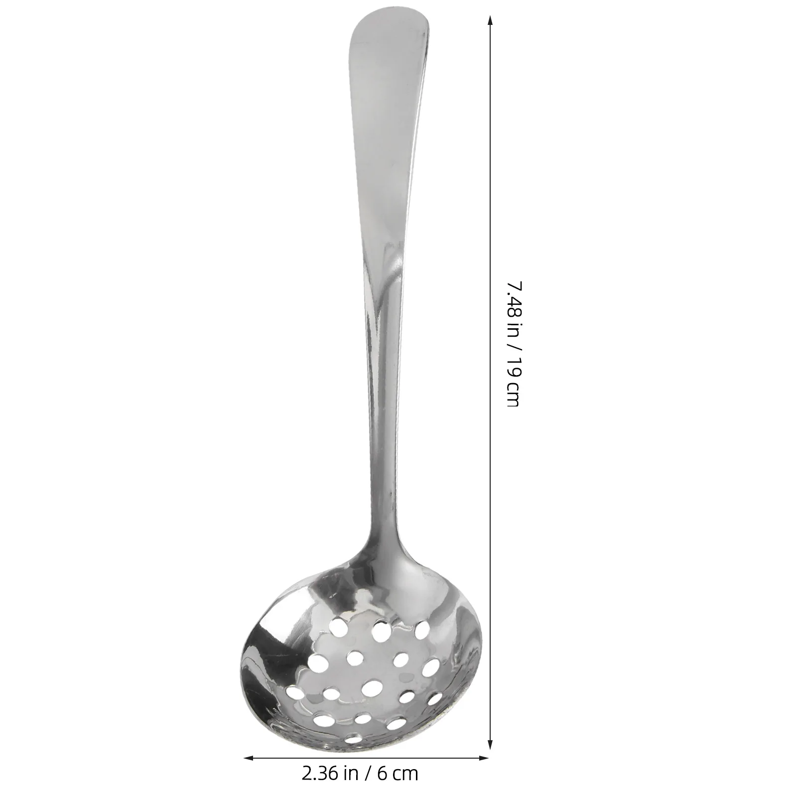 

Thick 304 Stainless Steel Soup Spoon Deepen Large Hot Pot Dessert Kitchen Cutlery Long Handle Stainless Steel Colander