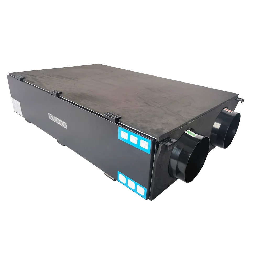 Smart WIFI-Controlled Home HVAC System With Preheating And Precooling Heat Recovery Air Ventilation
