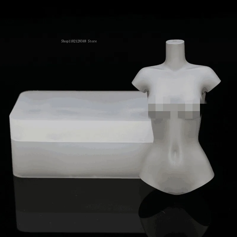 Ultra light clay woman body silicone mold proportional universal torso arm leg mould DIY mud stone doll modele polymer clay mold