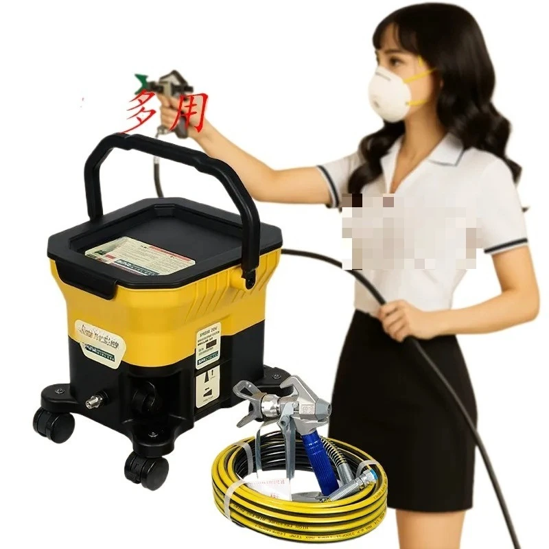 

Безвоздушный распылитель, колесный тип, литиевая батарея, беспроводная новая модель, высокое давление, специально для наружных стен