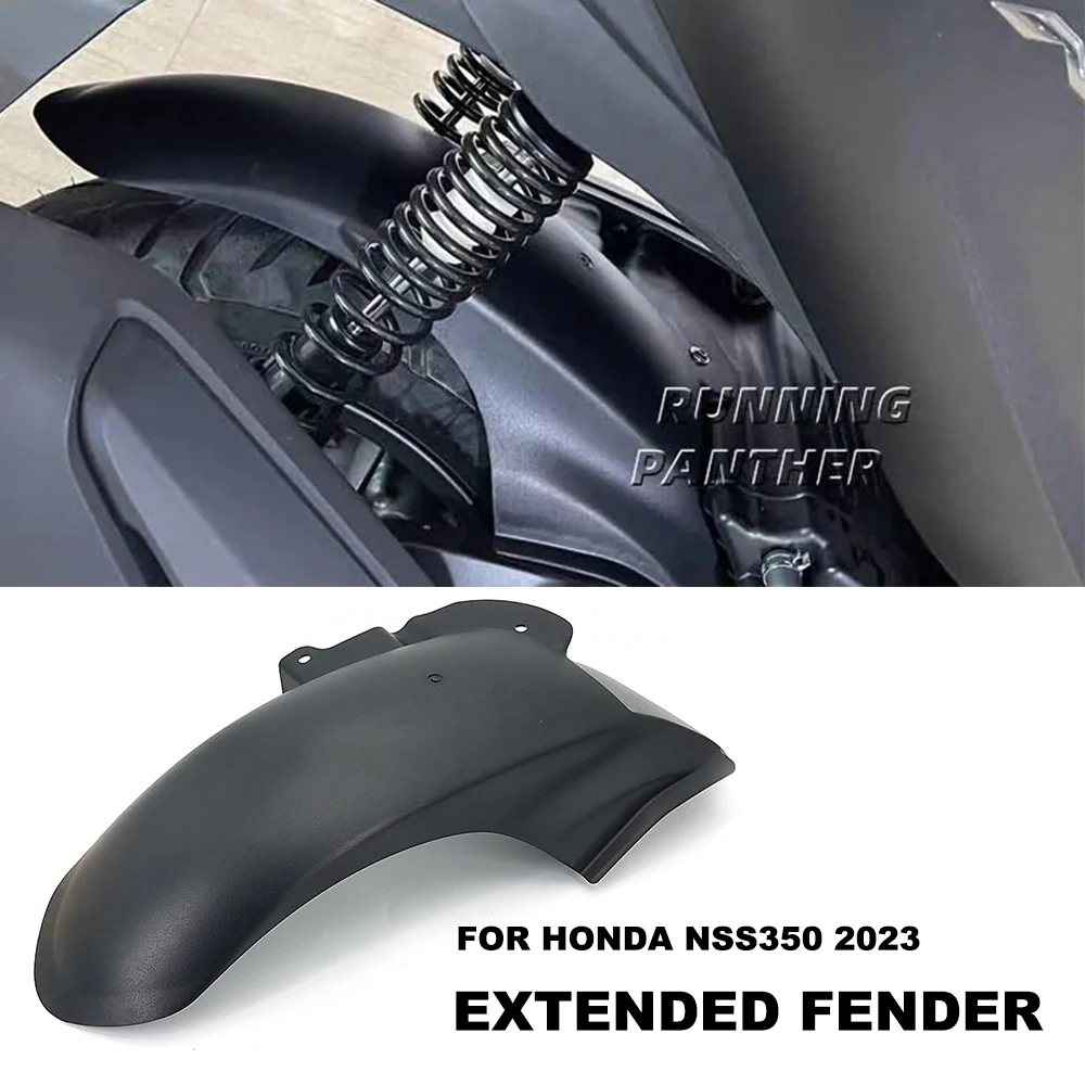 

For Honda NSS350 NSS 350 2023 NEW Motorcycle Rear Wheel Extended Fender Splash Protector Rear Tire Extension Hugger Mudguard kit