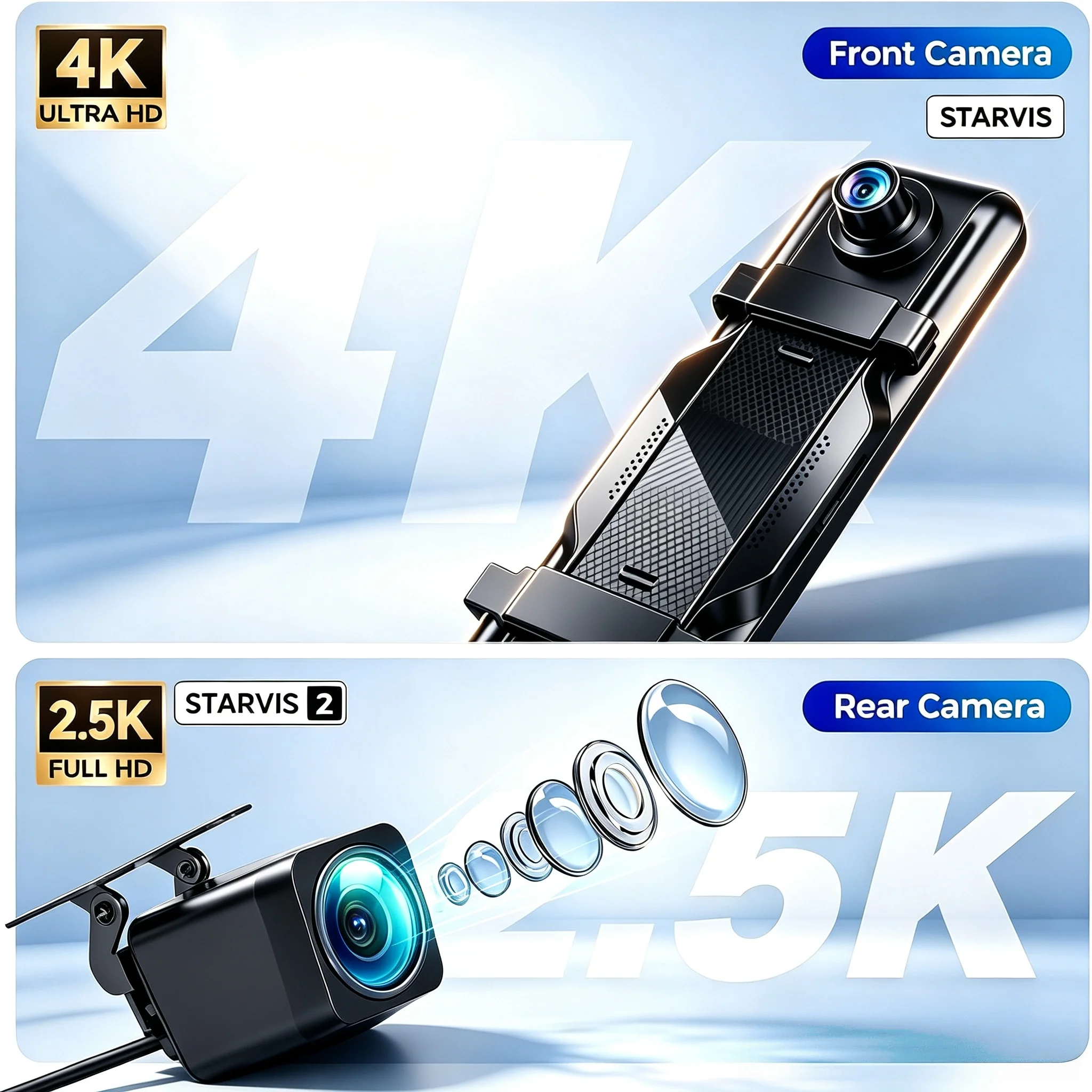 Cámara de Retrovisor X10 PRO c - Dash Cam Mirror Backup Camera reseña y precio