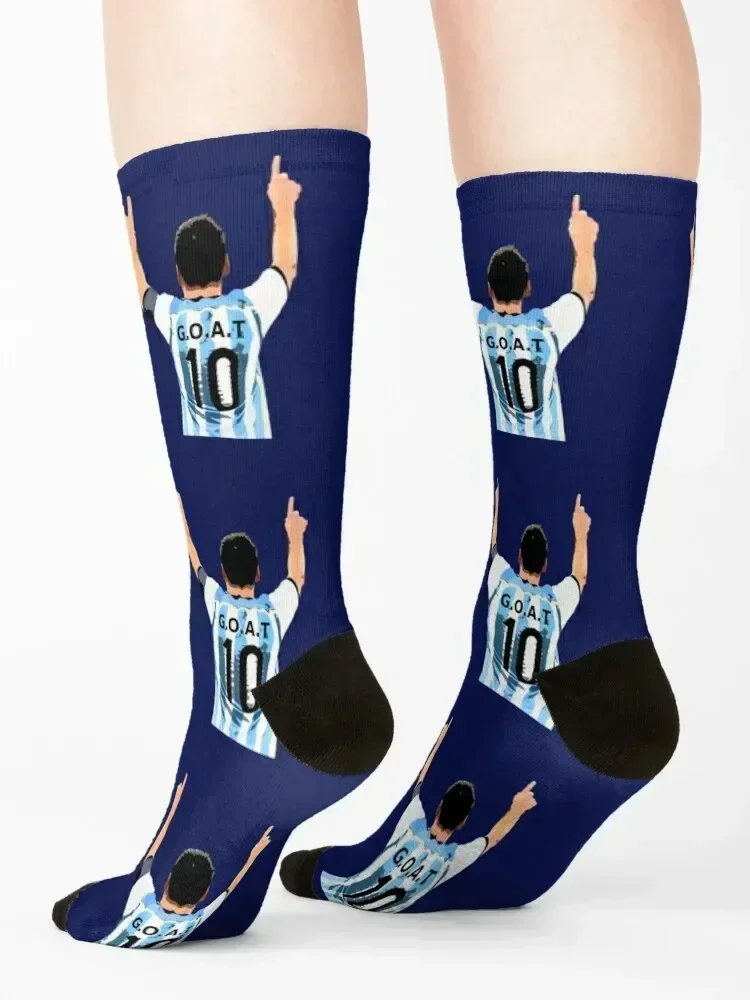 GOAT Football Shirt Socks Crossfit men cotton high quality colored Sports Socks Ladies Men's