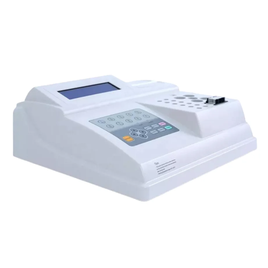 Medical Blood Test Coagulometer Portable Semi-Auto Coagulation Analyzer 4 independent working channels optical method principle