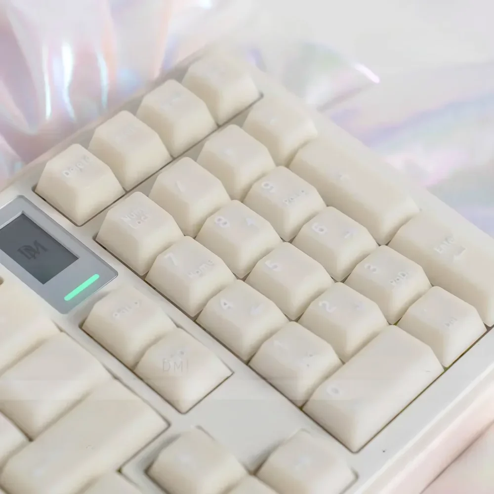 Cherry Keycaps ABS 161-key Alabaster Cream 2-color Injection Molding Suitable for 60/84/98/108 Mechanical Keyboards