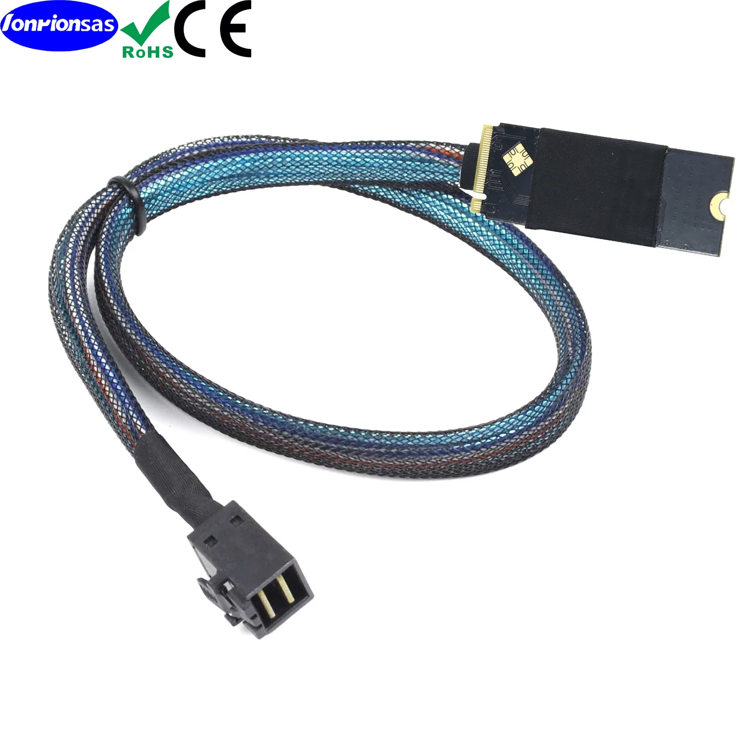 M.2（M-Key） SFF-8643 to SAS SFF-8643 HD plug and play for Mainboard Intel SSD 750 NVME PCIe SSD Adapter & Cable
