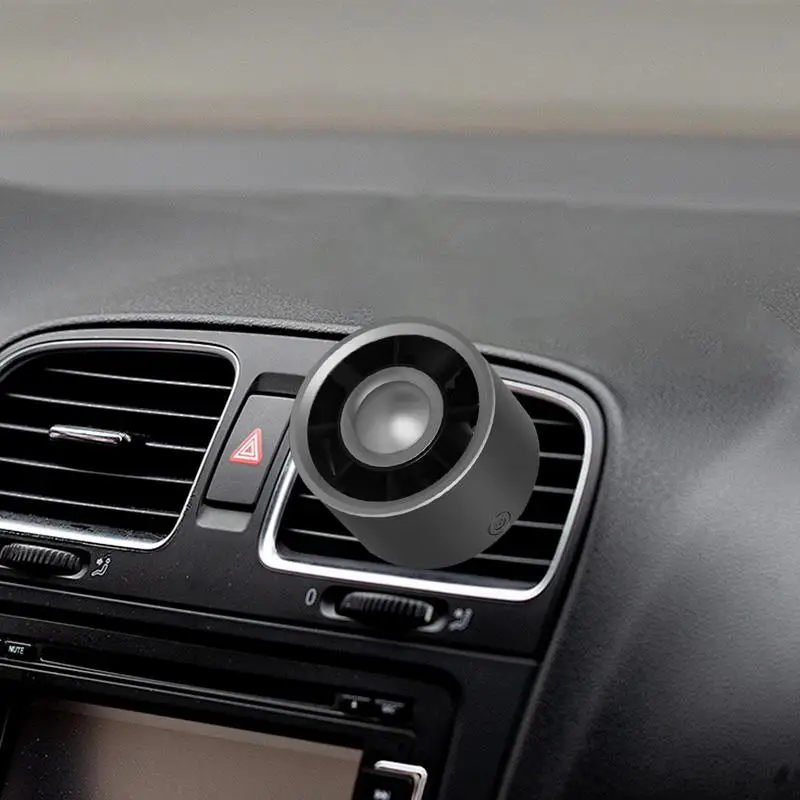 New Car Mini Fan Car Cooling Fan USB Car Air vent clip small Fan With Ambient Lighting 3 Speeds Adjustable Electric Powerful Fan view 3