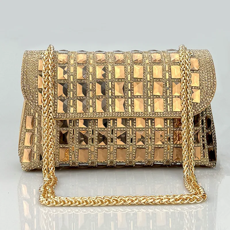 

2024 Luxury Sequin Designer Handbag New Fashion Diamond Shoulder Bag Women Party Clutch Bag Portable Messenger Bag