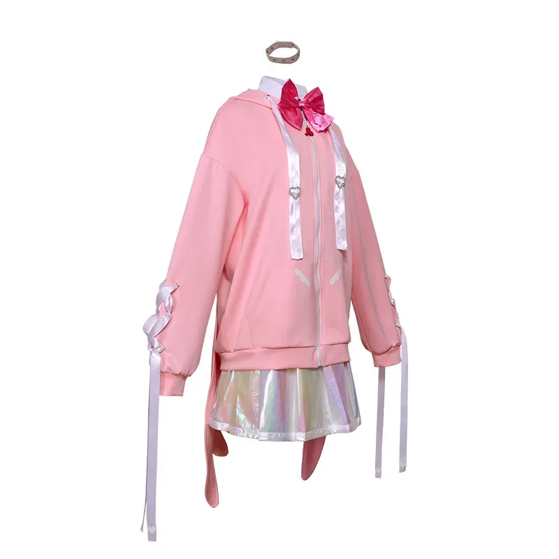 

2025 NEEDY Overdolls KAngel Cosplay Costume Lolita Girl Beautiful Laser JK Sailor Suit School Uniform Comic Con Hooded Coat 5ftu