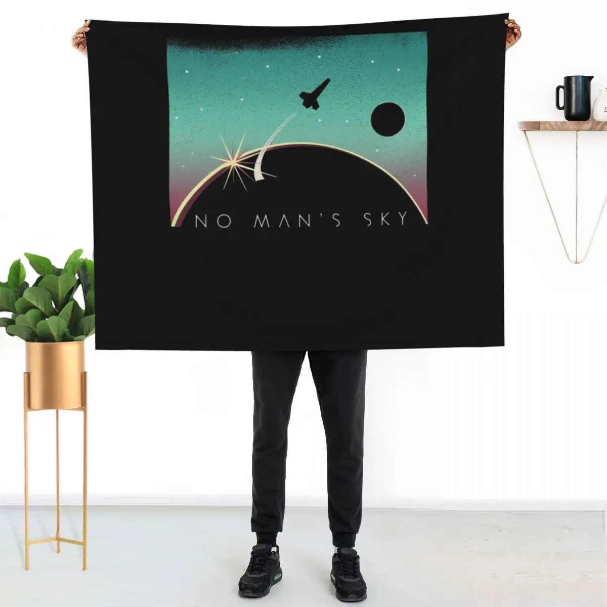 People Call Me Space No Mans Sky Logo Boys Girls Throw Blanket Furrys Beach Sofas For Baby Nap Soft Beds Blankets