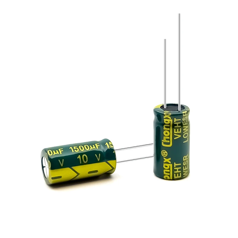

(10PCS)10V1500UF 8x16mm 10x13mm High-Frequency Low-Resistance Electrolytic Capacitor 1500UF 10V