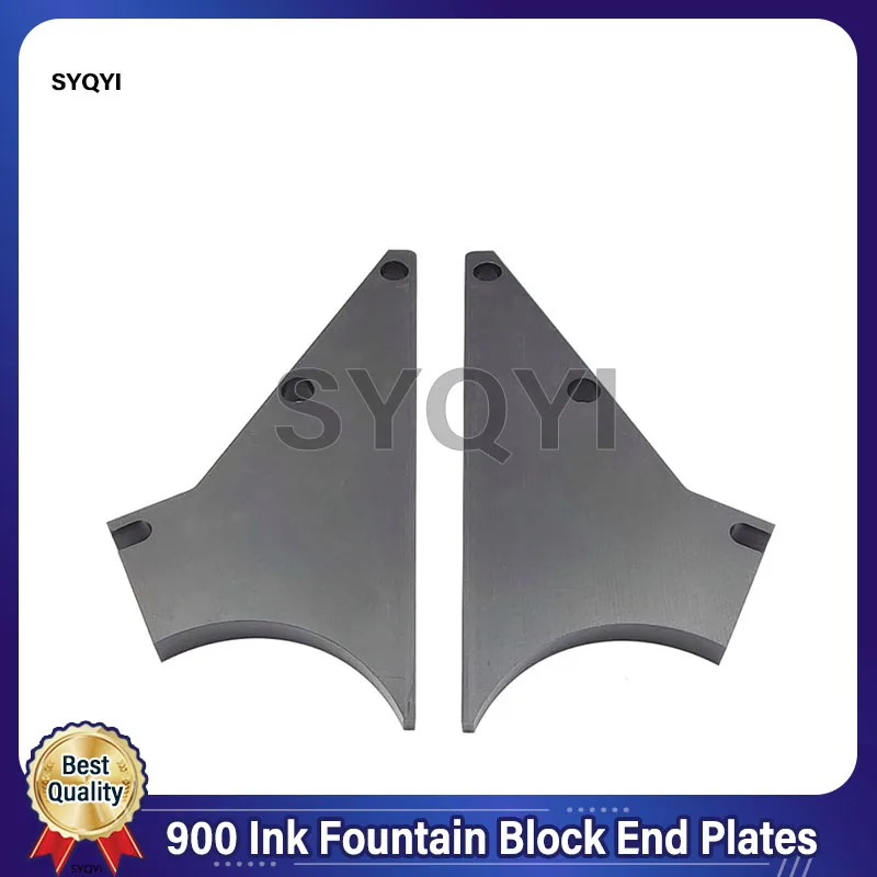 1 Pair Best Quality 900 Ink Fountain Block End Plates For Roland ﻿